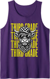 3rd Grade Student Teacher First Day Of School Tees Funny Third Grade Teacher Cute Cow Back to School Students Tank Top -