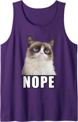 Grumpy Cat NOPE (6402) Tank Top