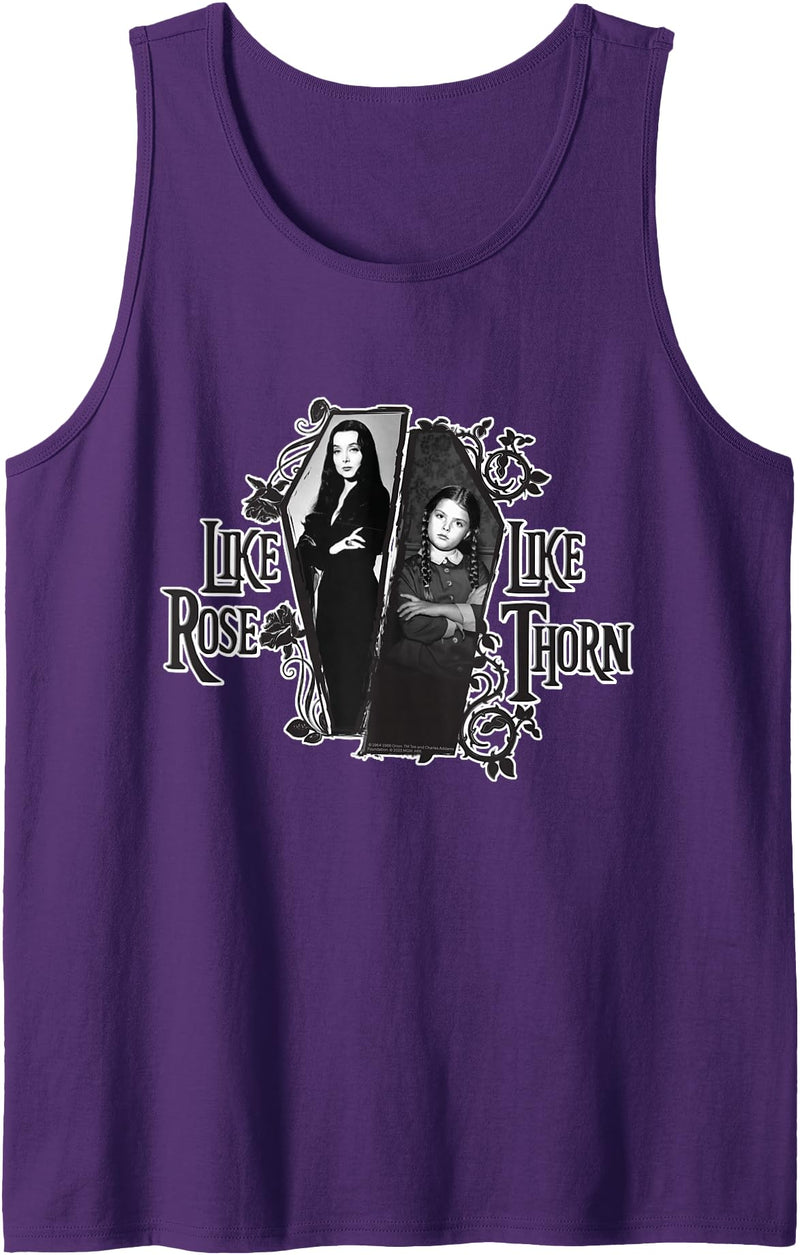 The Addams Family TV Series – Mothers Day Morticia Wednesday Tank Top - Purple
