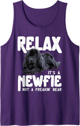 Newfoundland Dog 'Not a Freakin' Bear' Tank Top