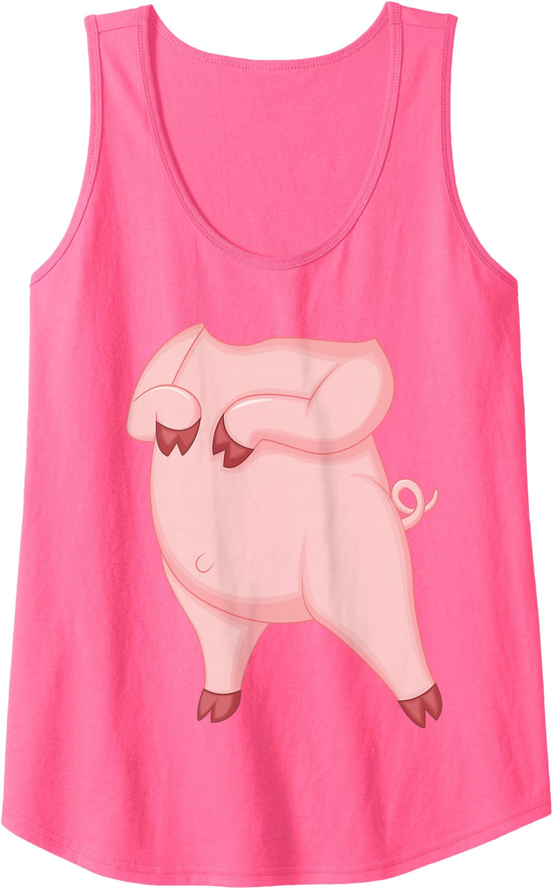 Pig Costume Shirts Pig Shirt Adult Kids Men Women Pig Costume Tank Top - As Pictured