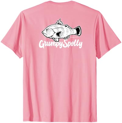 Grumpy Spotty Apparel Grumpy Spotted Bay Bass Everyday Shirt T-Shirt - size chart