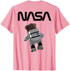 NASA Astronaut Teddy-Bear Worm Logo T-Shirt - size chart