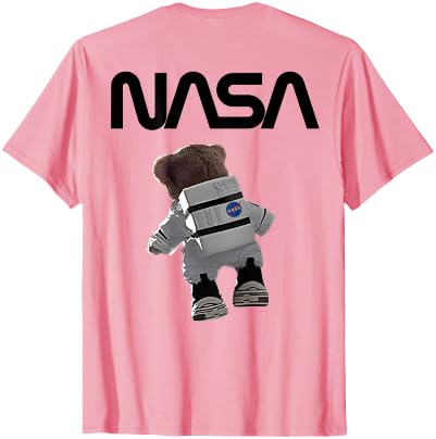 NASA Astronaut Teddy-Bear Worm Logo T-Shirt - size chart