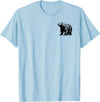 Polar Bear Gift for Men, Women, Dad & Mom Polar Bear Dad Mom Lover - Monochromatic Polar Bear T-Shirt - Baby Blue