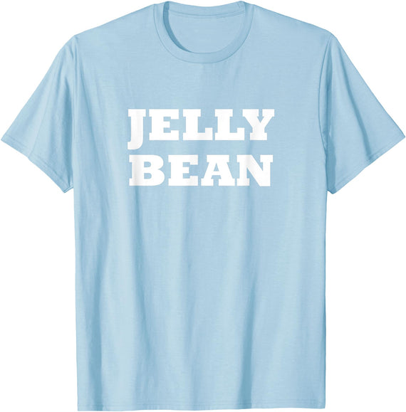 Cheers Too Jelly Bean Halloween Easy Costume Cute Funny Party T-Shirt - Baby Blue