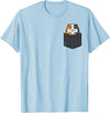 Guinea Pig Shirts For Men Women Kids Gift Guinea Pig Pocket Funny Cavy Rodent Animal Men Women Kids T-Shirt - Baby Blue