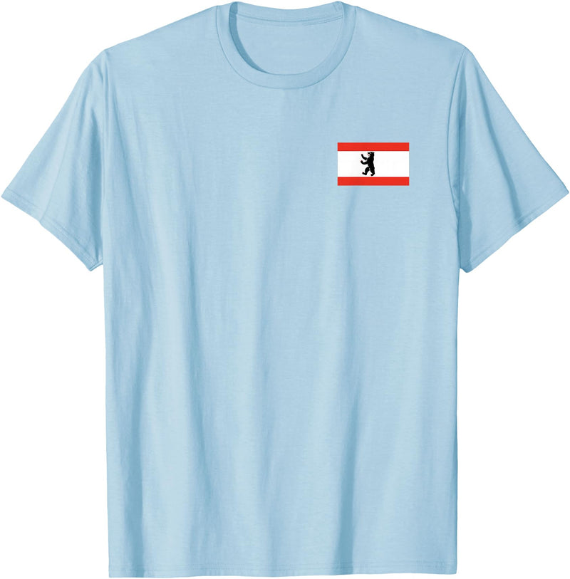 Berlin Bear Flag BERLIN GERMANY FLAG BEAR FLAG T-Shirt - Baby Blue