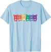 Cute Animals Lgbtq+ Pride Month Rainbow Flag Pride Month Lgbtq Rainbow Pig T-Shirt - Baby Blue