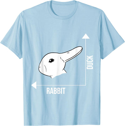 Rabbit or Duck Optical Illusion Graph T-Shirt