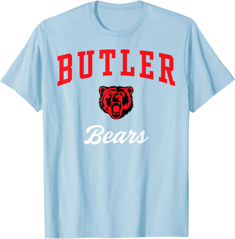 Official High School Fan Gear Butler High School Bears T-Shirt - Baby Blue