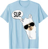 Funny Alpaca Gifts Accessories Alpaca Llama Sup T-Shirt - Baby Blue