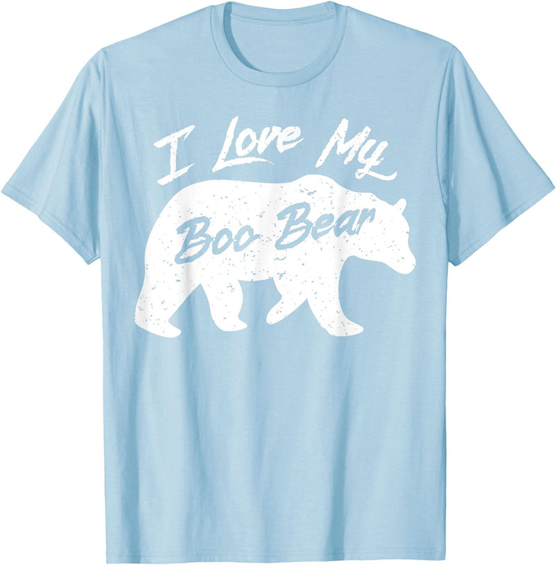 Halloween Party T-Shirt Co Boo Bear Shirt | Polar Bear Spirit Bear Halloween Apparel T-Shirt - Baby Blue
