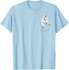 Polar Bear Gift Polar Bear Accessories & Stuff Cute Polar Bear for Men Women Arctic Bears Pocket Animal T-Shirt - Baby Blue
