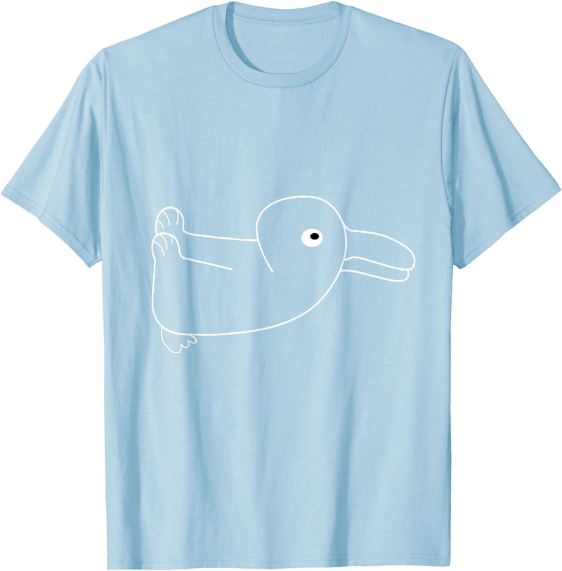Duck Rabbit Wittgenstein Confusion Optical Illusion Logic T-Shirt in Baby Blue