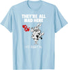 Alice in Wonderland White Rabbi Rabbit T-Shirt in Baby Blue