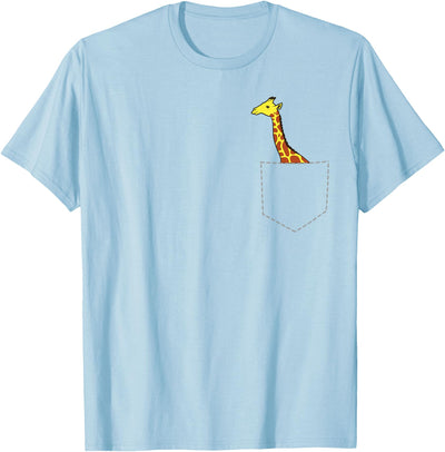 Cute Giraffe in Bag Cool Large Giraffe Large T-Shirt