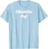 SIB Unique Pig Gifts - See Other Related Chastity Pig - pig and piggy gifts for men and women T-Shirt - Baby Blue