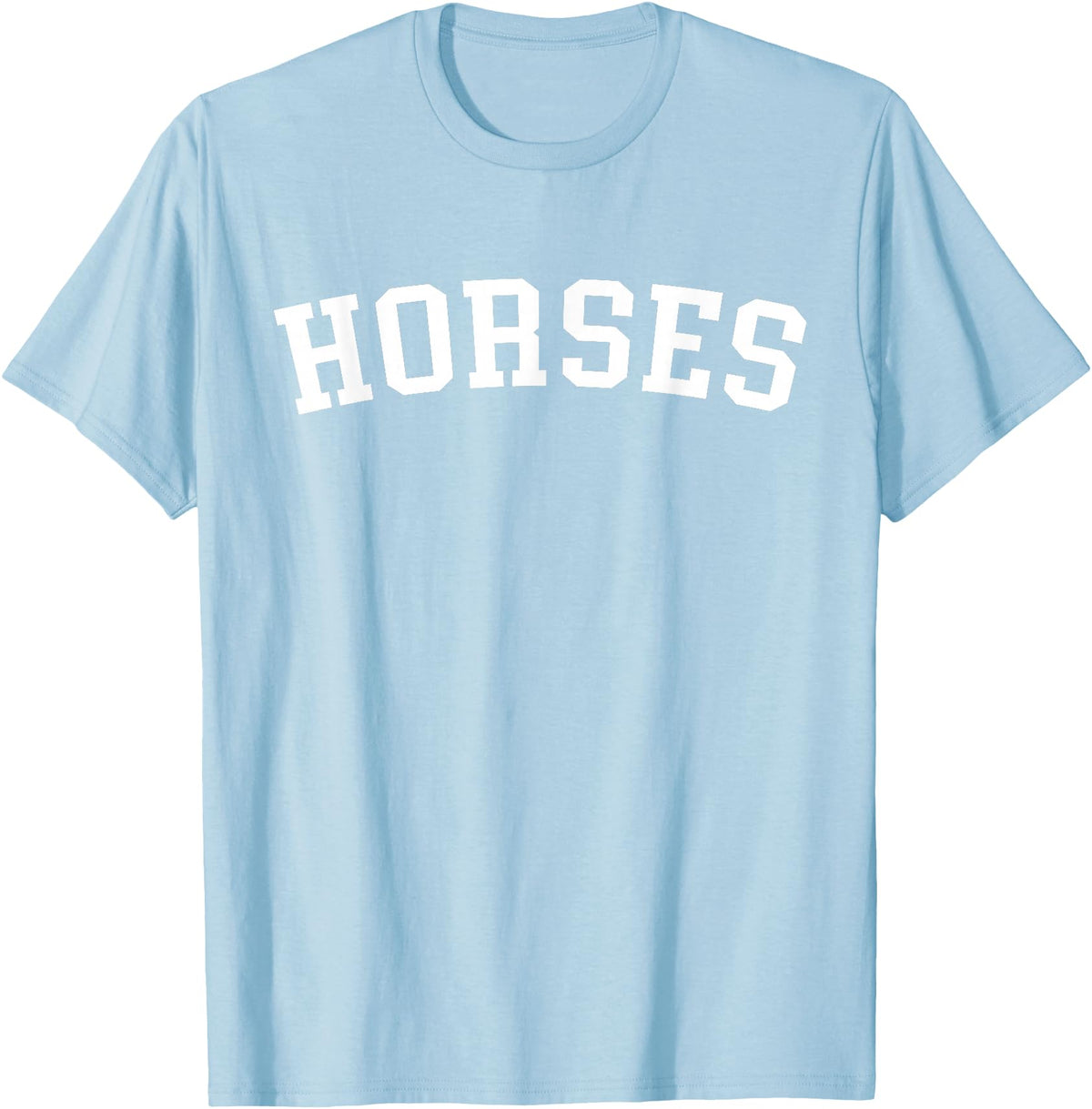 Horses - Designs Horses T-Shirt - Baby Blue