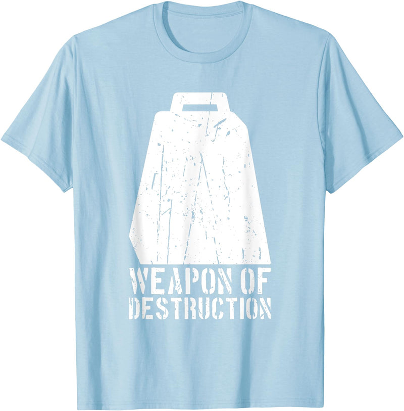 Blue Cowbell More Cowbell Costume Cow Bell More Cowbell Vintage Funny Drummer Cowbell Funny T-Shirt - Baby Blue