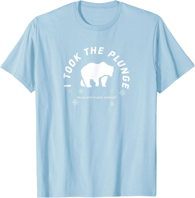 Polar Bear Llunge Polar Plunge Polar Bear I Took The Plunge T-Shirt - Baby Blue