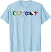 Bear In The Cloud Coexist T-Shirt - Baby Blue