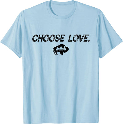 Cow Choose Love Buffalo Stop Hate End Racism City T-Shirt