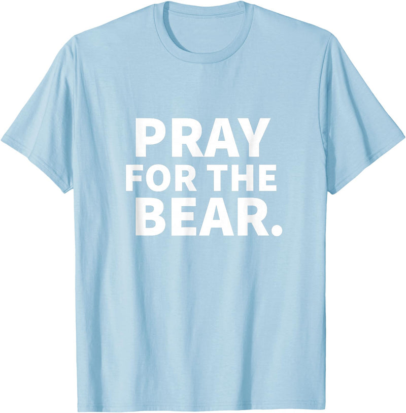 Pray For The Bear Zag Pray For The Bear T-Shirt - Baby Blue