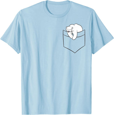 Cute Polar Bear Gifts And Tees Polar Bear in Bag Cute Polar Bear Children Baby Polar Bear T-Shirt