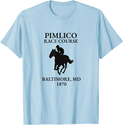 NANKANDOIT Pimlico Horse Racing Track Preakness Pimlico Horse Racing Horse Track Maryland Horse Racing Race T-Shirt