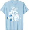 Police Officer Gifts & Cop Gifts PIG Pride Integrity Guts Police T-Shirt - Baby Blue