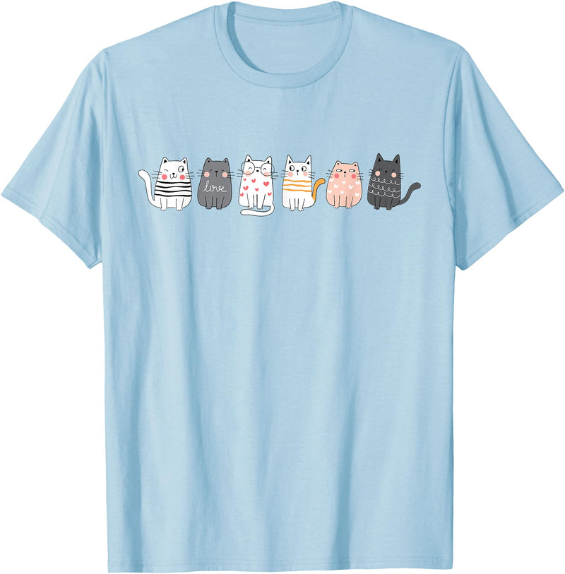 CATS T-Shirt - Baby Blue