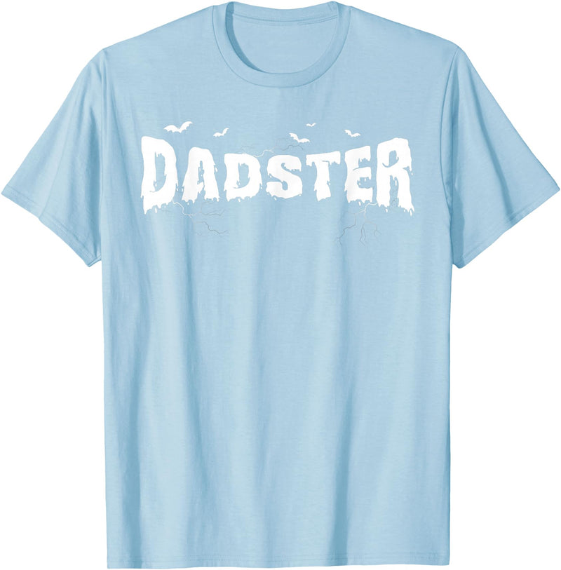Dadster Matching Family Mom Dad Halloween Party Retro Vintage Dadster Couple Matching Family Mom Halloween T-Shirt - Baby