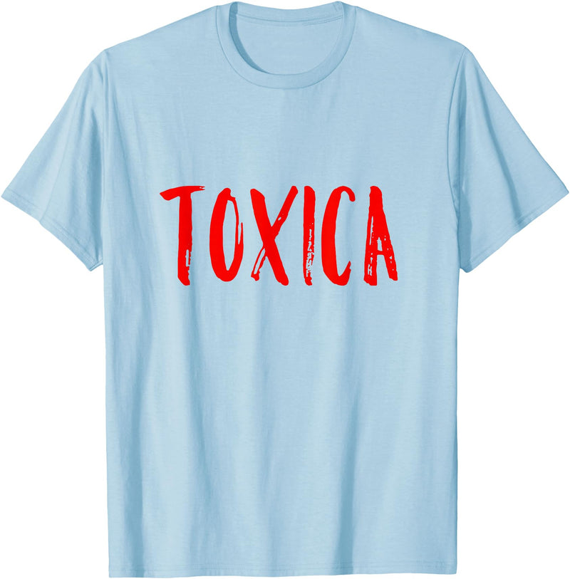 The Spanish Cow Toxica Funny Spanish Toxic Mexican T-Shirt - Baby Blue
