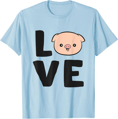 Pig Love Funny Pig Lover I Love Pigs T-Shirt