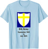 Bear Cave Designs British 8th Army, WW2, Desert Rats T-Shirt - Baby Blue