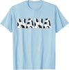 Cow Print Birthday Shirt For Family Men Women Cow Nana Birthday Family Matching 1 St Birthday Girl Boy T-Shirt - Baby Blue