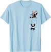 Kawaii Clothes - Anime Merch - japanese streetwear Kawaii Clothes Baby Panda Bear Pocket Panda T-Shirt - Baby Blue