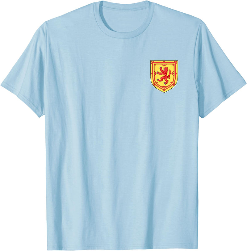 SCOTTISH RED LION Scotland RED Lion Rampant T-Shirt - Baby Blue