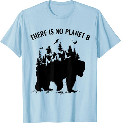 There is No Planet B Earth Day Climate Bear T-Shirt