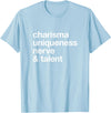 Bear-ly Gay Tees Funny Charisma Uniqueness Nerve Talent Gay Clothing T-Shirt - Baby Blue