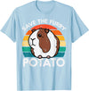 Guinea Pig Shirts For Men Women Kids Gift Guinea Pig Save Furry Potato Cavy Pet Owner Women Kids Men T-Shirt - Baby Blue