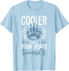 Polar Bear Apparel and Gifts Funny Polar Bear Quote - Cooler Than A Polar Bear's Toenails T-Shirt - Baby Blue