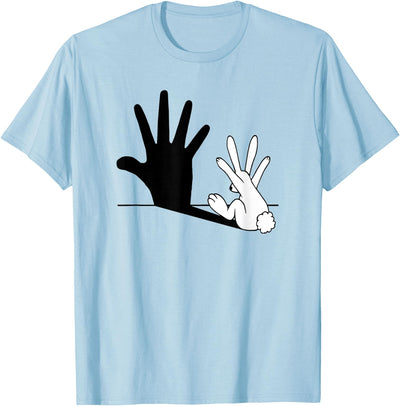 Hand Shadow Puppet Bunny T-Shirt