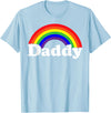 Gay Pride Parade Event Frestival Shirt Co Mens Damn Daddy Gay Pride Parade Daddy Masc Man LGBTQ Dad T-Shirt - Baby Blue