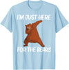 Cool Brown Wildlife Bear Hunters Mountain Clothes Funny Bear Gift For Men Women Bear Mammal Animal T-Shirt - Baby Blue