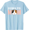 Cavy Mom Designs FarmAnimal Guinea Pig Mom Cavy Owner Mom Design T-Shirt - Baby Blue