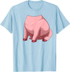 HalloweenCentre Co. Easy Pig Costume Pig Body Headless Pig Costume T-Shirt - Baby Blue
