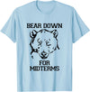 Bee Kind Tees Funny College Tests - Bear Down For Midterms T-Shirt - Baby Blue
