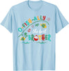 Family O-fish-ally One Birthday Decorations Gifts Ofishally The Best Brother Fishing First Birthday Family T-Shirt - Baby Blue